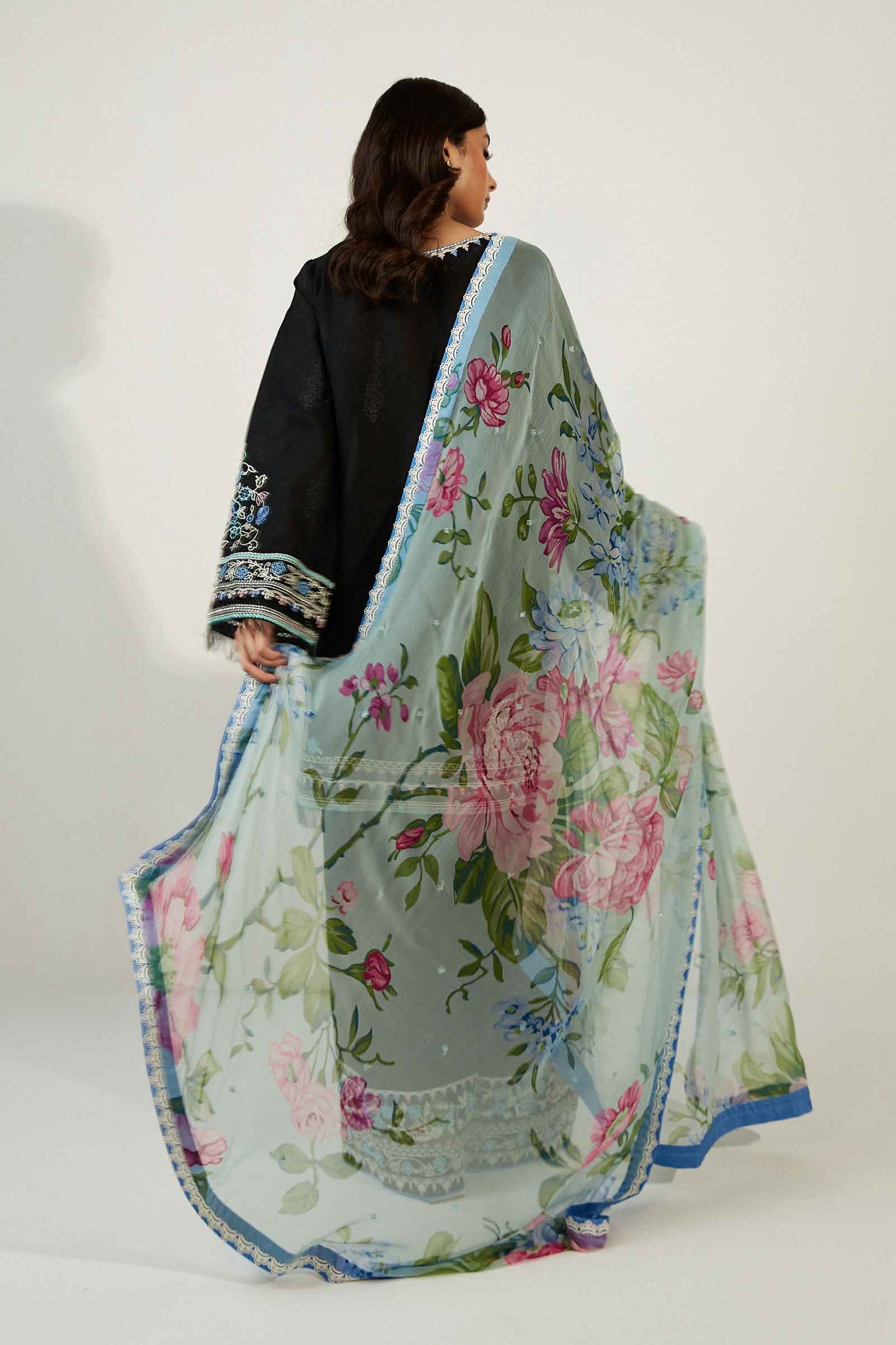 Coco by Zara Shahjahan Embroidered Lawn Suits Unstitched 3 Piece ZCE23-10a