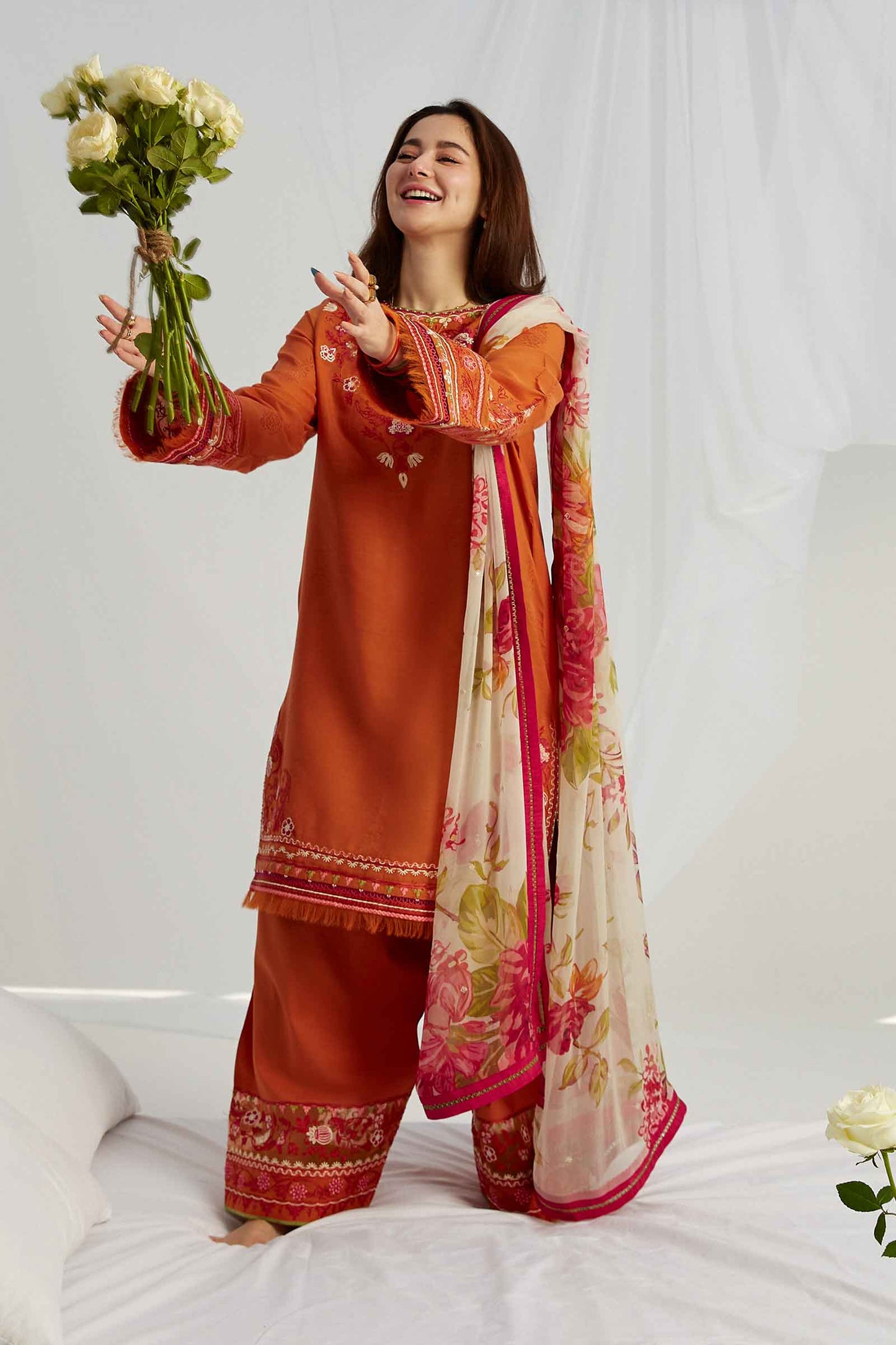 Coco by Zara Shahjahan Embroidered Lawn Suits Unstitched 3 Piece ZCE23-10B