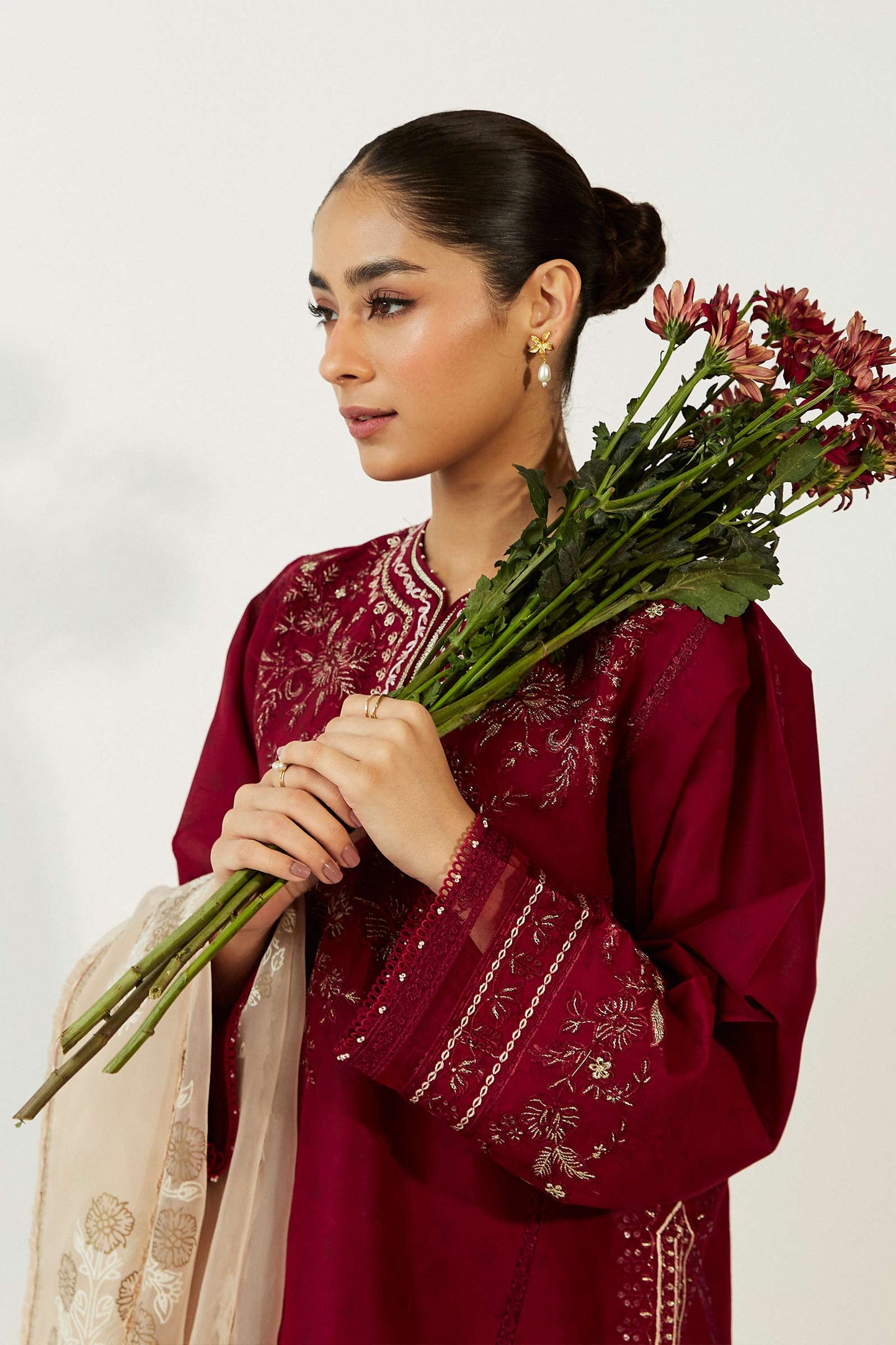 Coco by Zara Shahjahan Embroidered Lawn Suits Unstitched 3 Piece ZCE23-1A