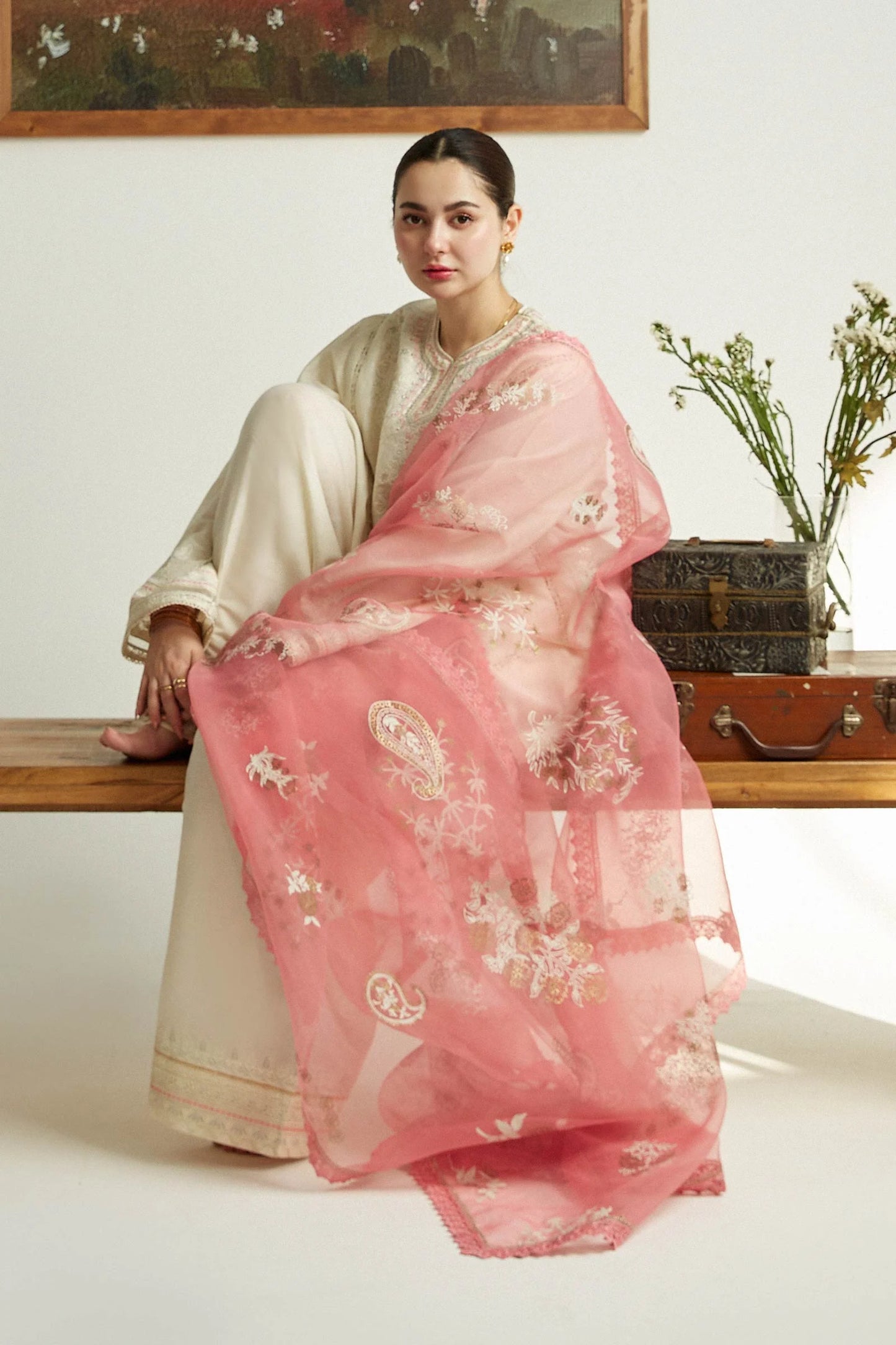 Coco by Zara Shahjahan Embroidered Lawn Suits Unstitched 3 Piece ZCE23-1B