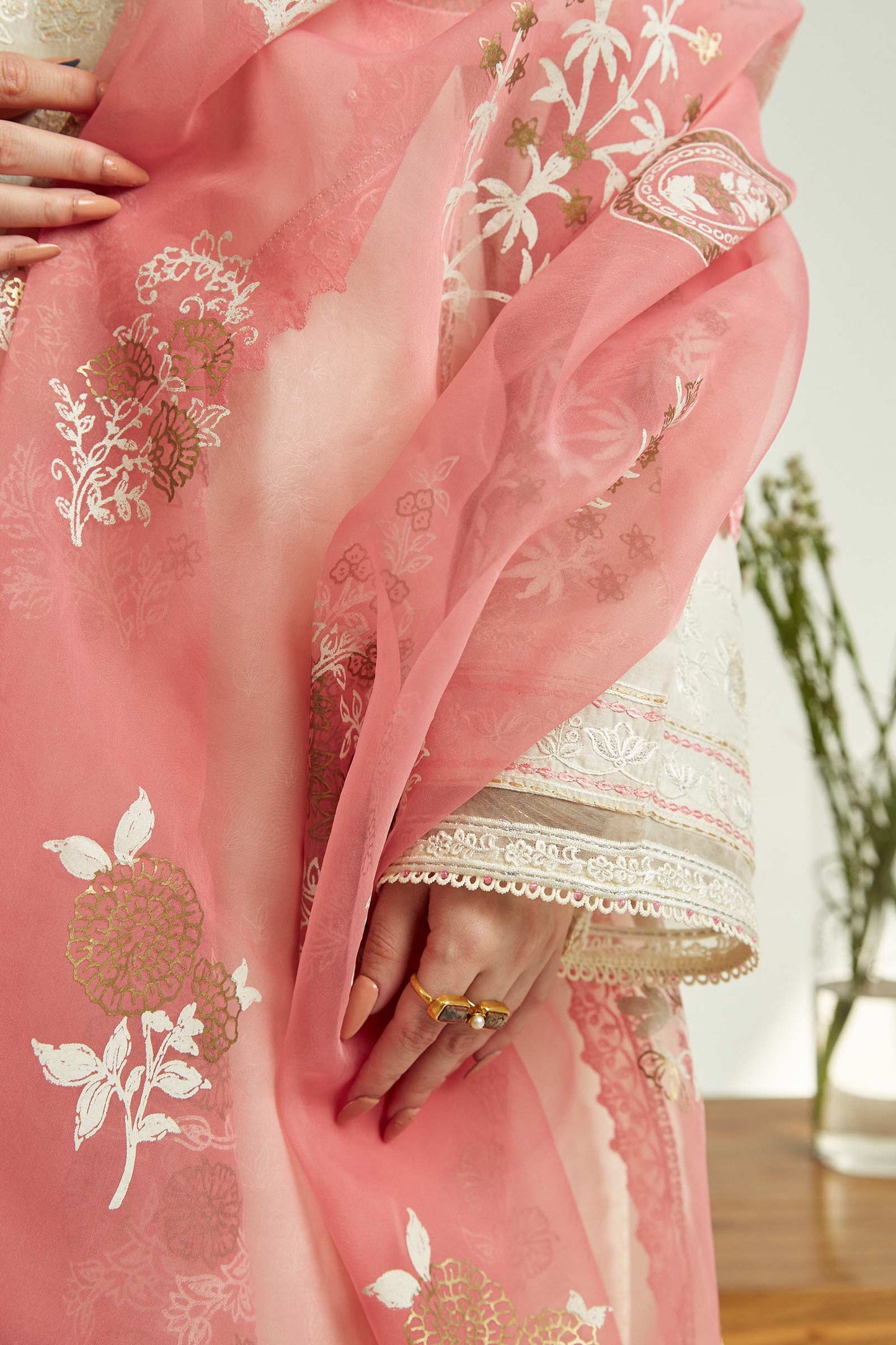 Coco by Zara Shahjahan Embroidered Lawn Suits Unstitched 3 Piece ZCE23-1B