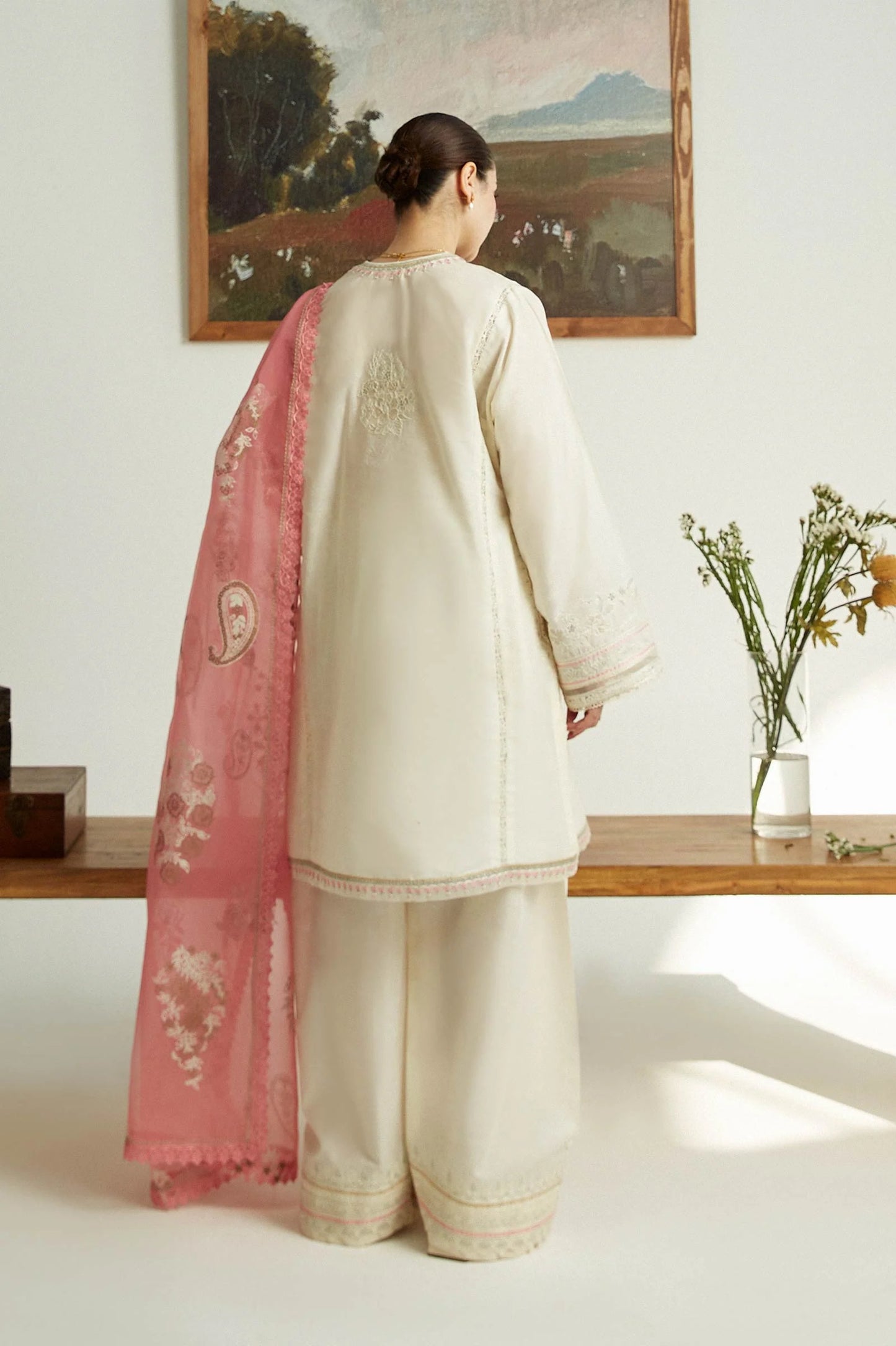 Coco by Zara Shahjahan Embroidered Lawn Suits Unstitched 3 Piece ZCE23-1B