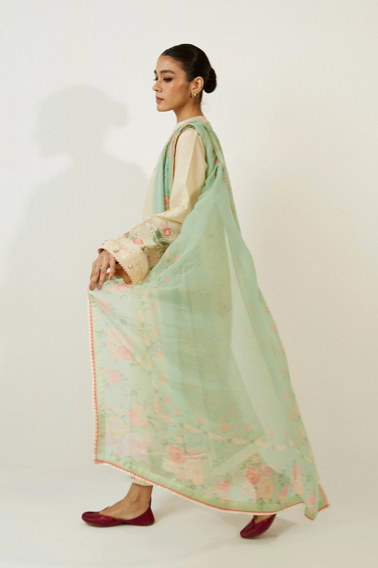 Coco by Zara Shahjahan Embroidered Lawn Suits Unstitched 3 Piece ZCE23-2A