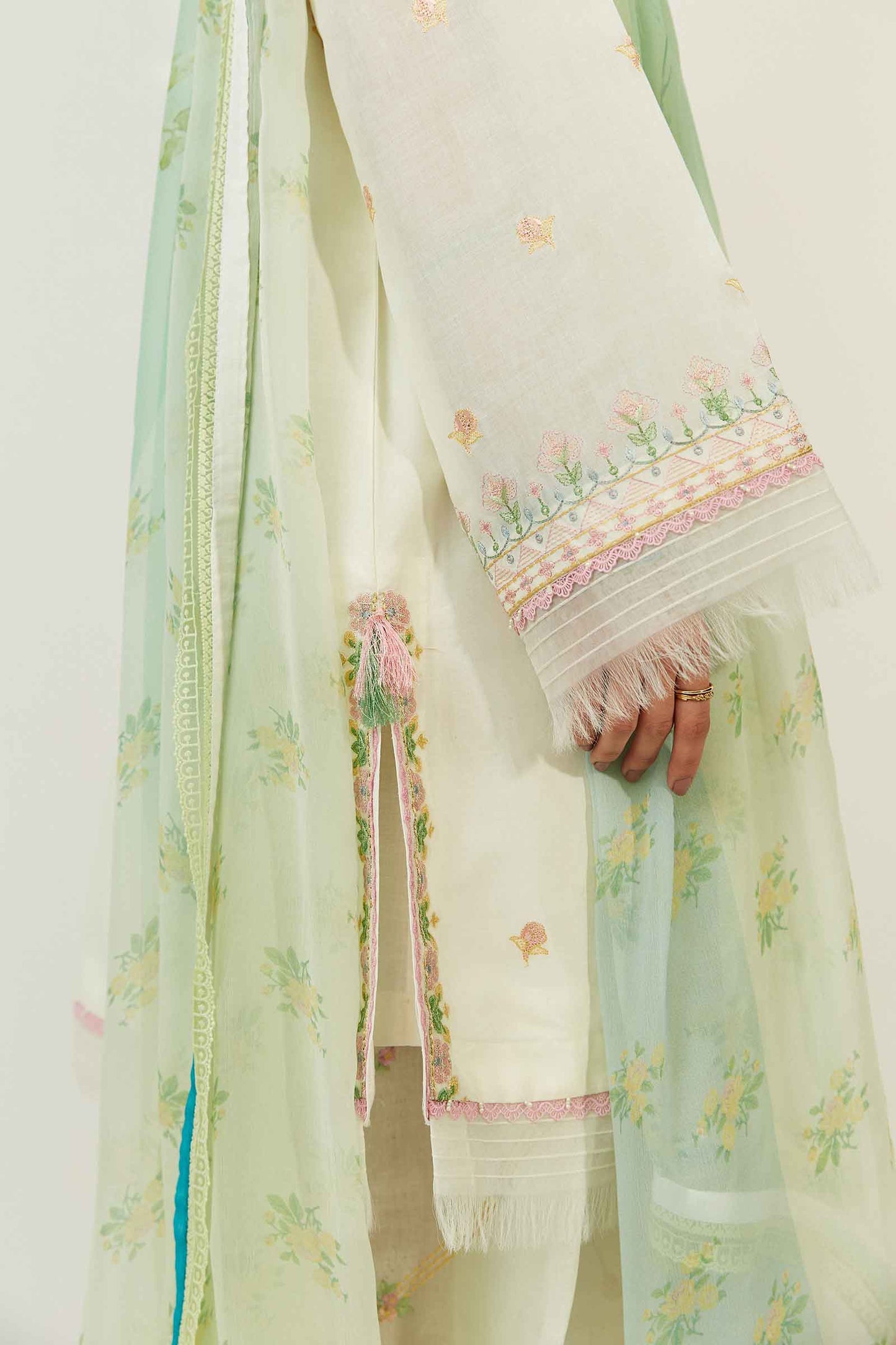 Coco by Zara Shahjahan Embroidered Lawn Suits Unstitched 3 Piece ZCE23-6A