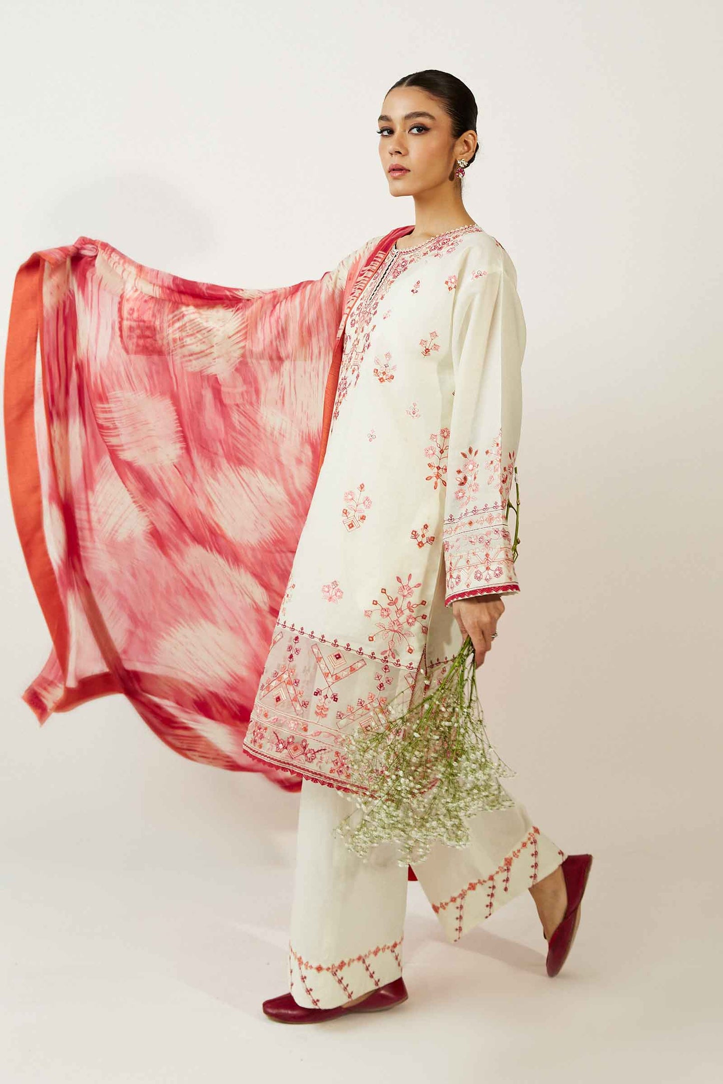 Coco by Zara Shahjahan Embroidered Lawn Suits Unstitched 3 Piece ZCE23-7A