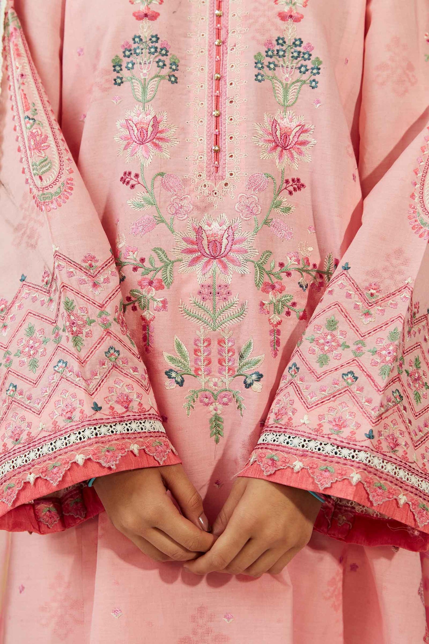 Coco by Zara Shahjahan Embroidered Lawn Suits Unstitched 3 Piece ZCE23-8A