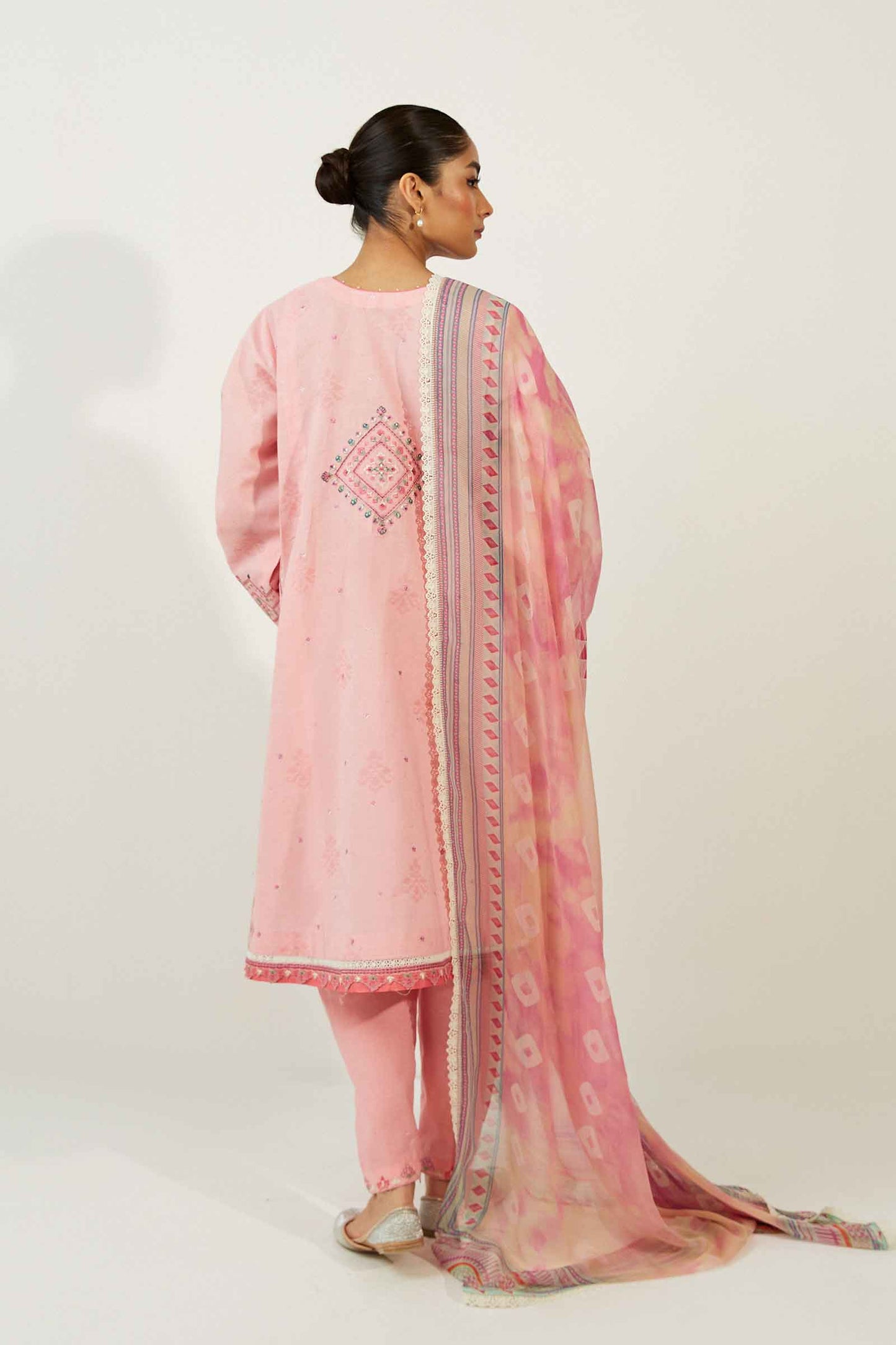 Coco by Zara Shahjahan Embroidered Lawn Suits Unstitched 3 Piece ZCE23-8A