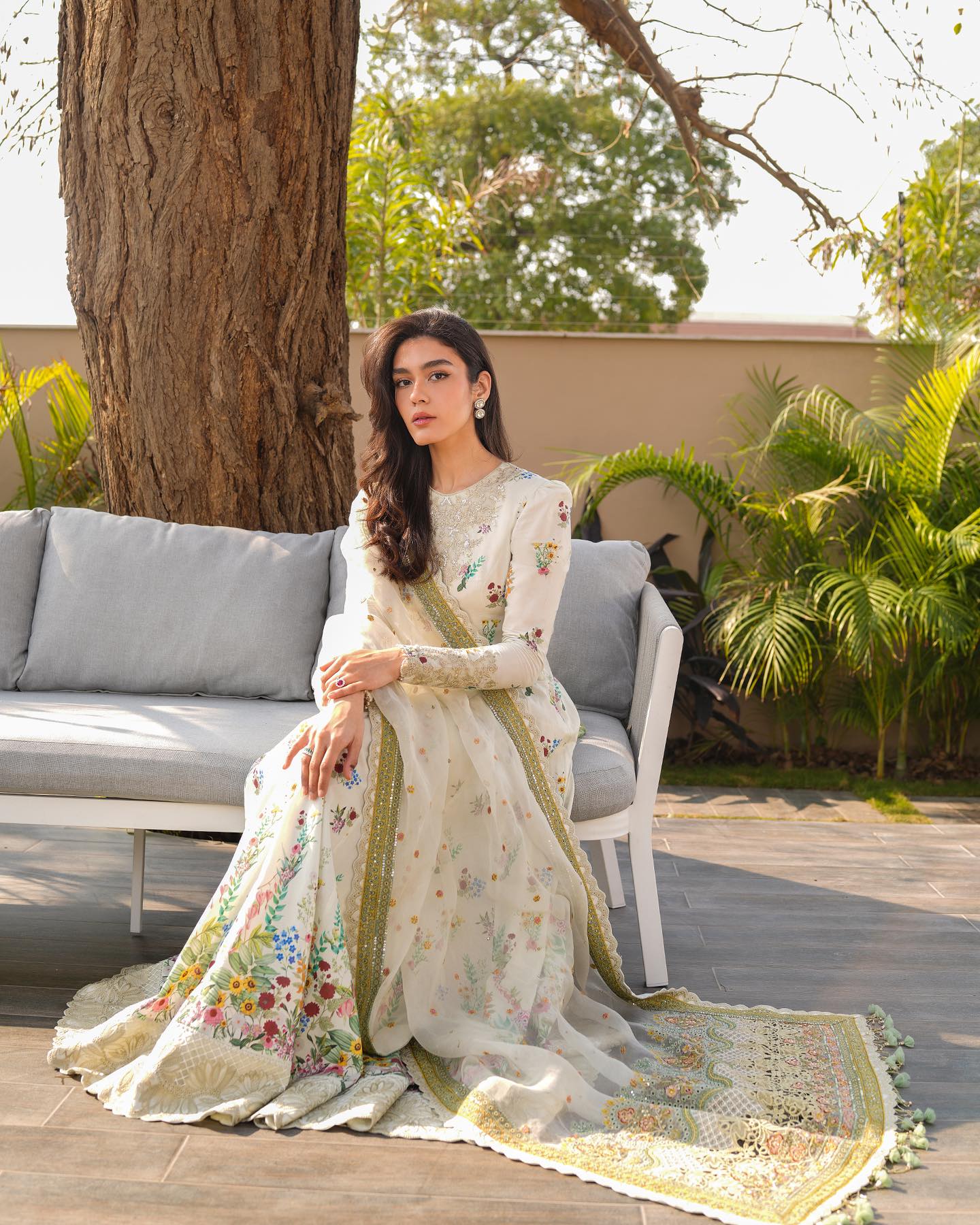 Liliana by Faiza Saqlain Embroidered Lawn 3 Piece Unstitched Dress - Avelina