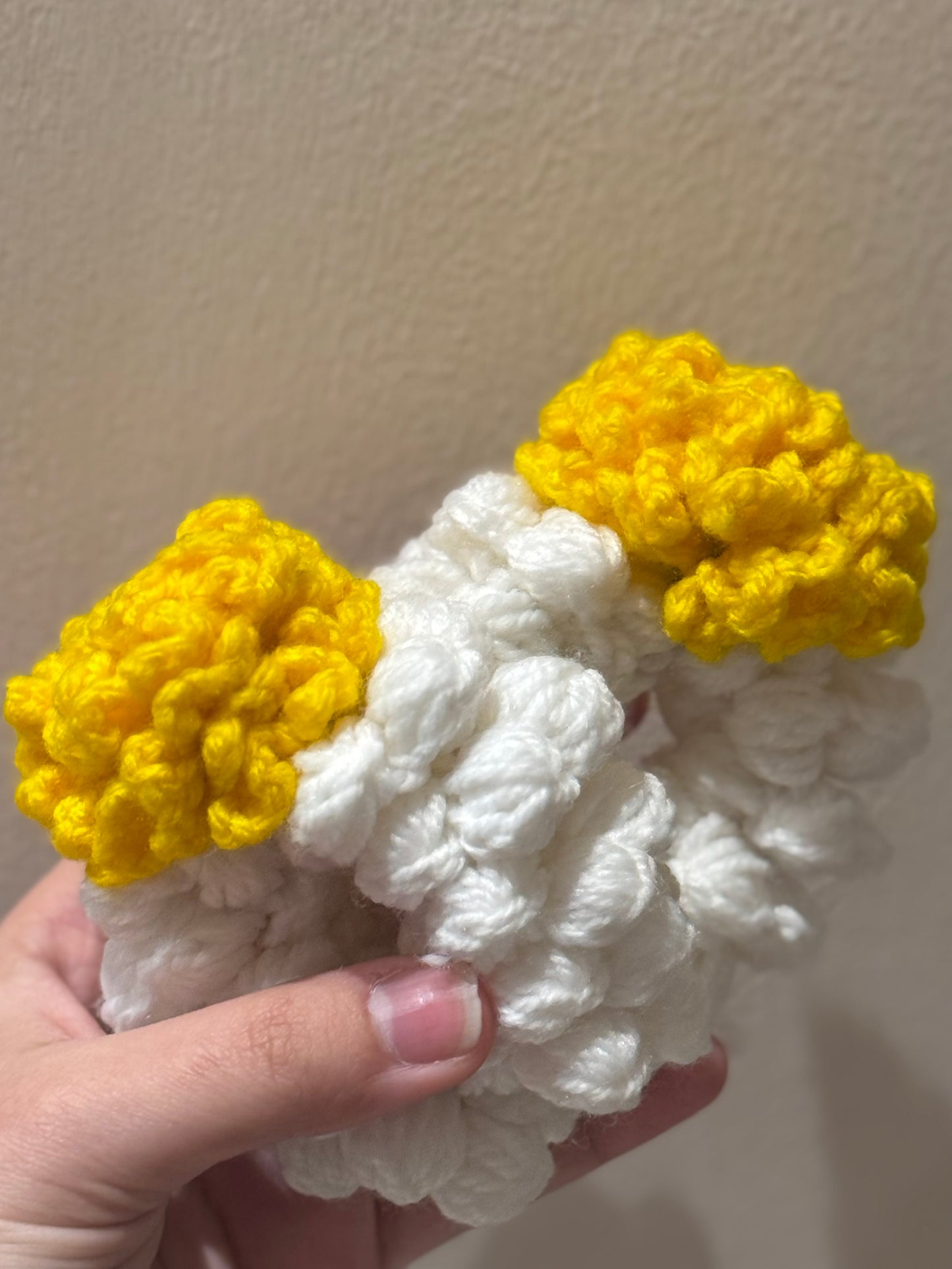 Crochet Marigold & Jasmine Gajra