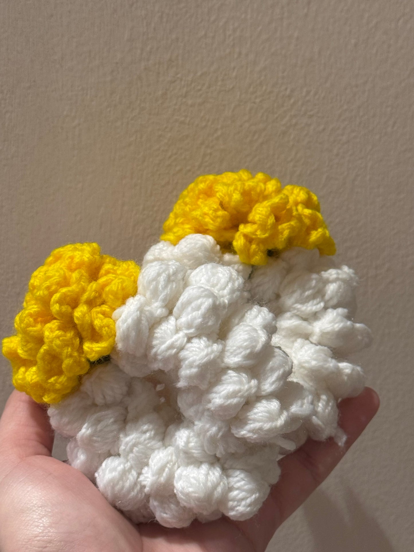 Crochet Marigold & Jasmine Gajra