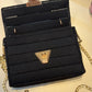 Crocheted T-Shirt Yarn Hand Bag - Black