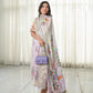 Liliana by Faiza Saqlain Embroidered Lawn 3 Piece Unstitched Dress - Nazeli