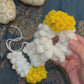 Crochet Marigold & Jasmine Gajra