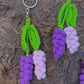 Crocheted Lavender Keychain