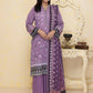 LSM Embroidered Lawn Suits With Lawn Dupatta Unstitched 3 Piece SED-ZH-0008 - Summer Collection