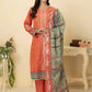 LSM Embroidered Lawn Suits With Lawn Dupatta Unstitched 3 Piece SED-EA-0406 - Summer Collection
