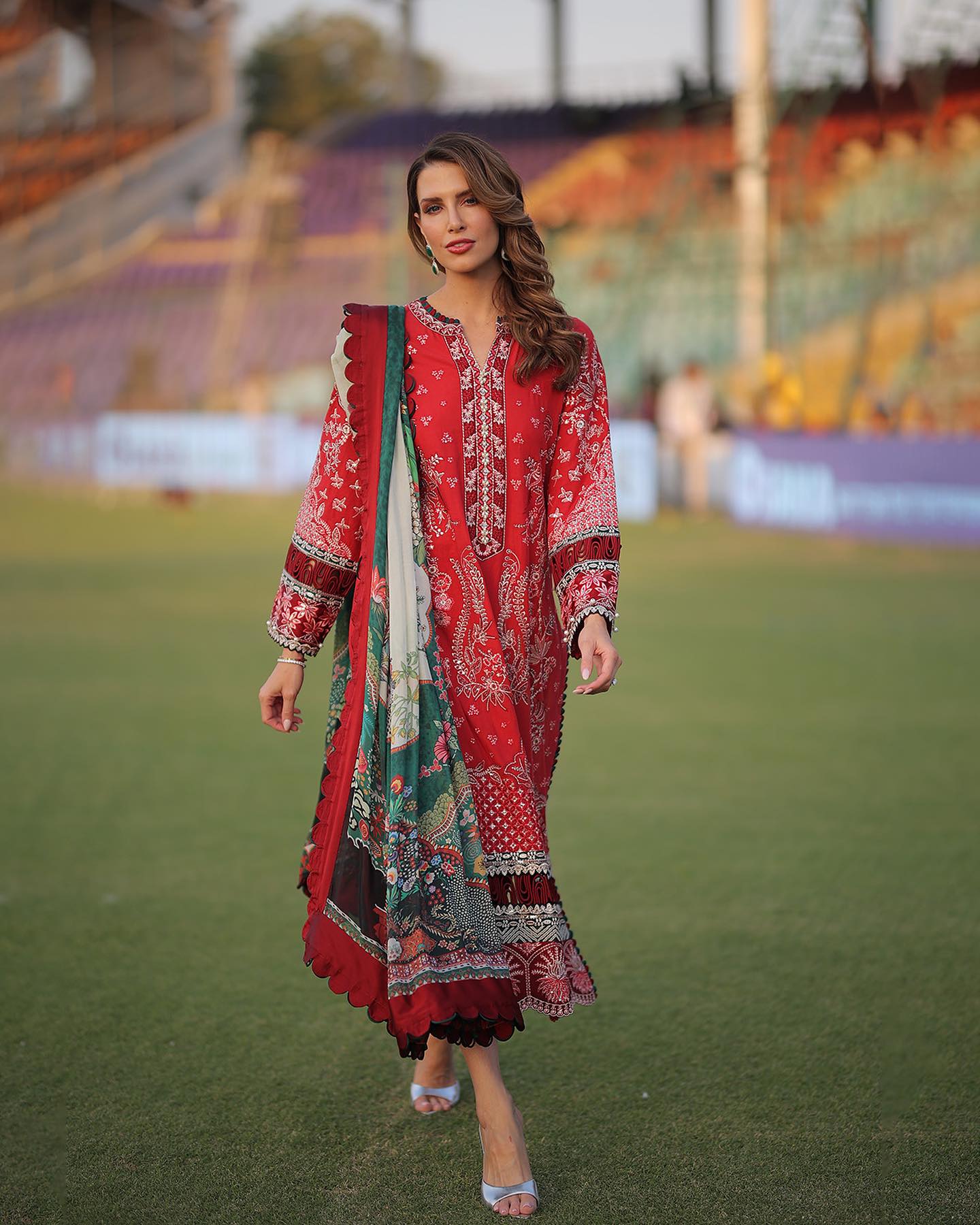Liliana by Faiza Saqlain Embroidered Lawn 3 Piece Unstitched Dress - Sivana