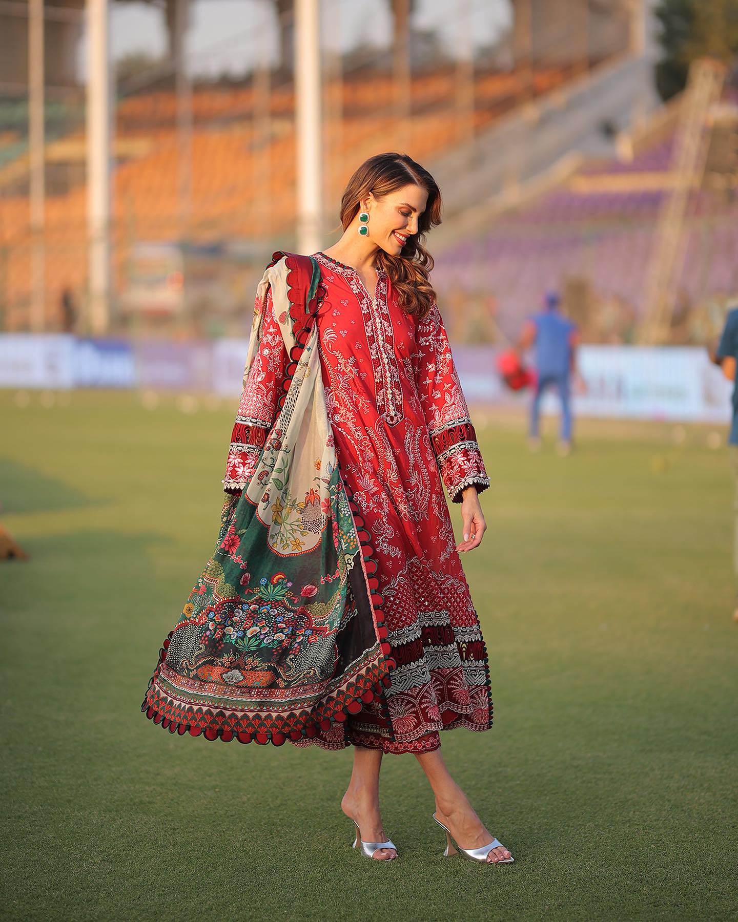 Liliana by Faiza Saqlain Embroidered Lawn 3 Piece Unstitched Dress - Sivana