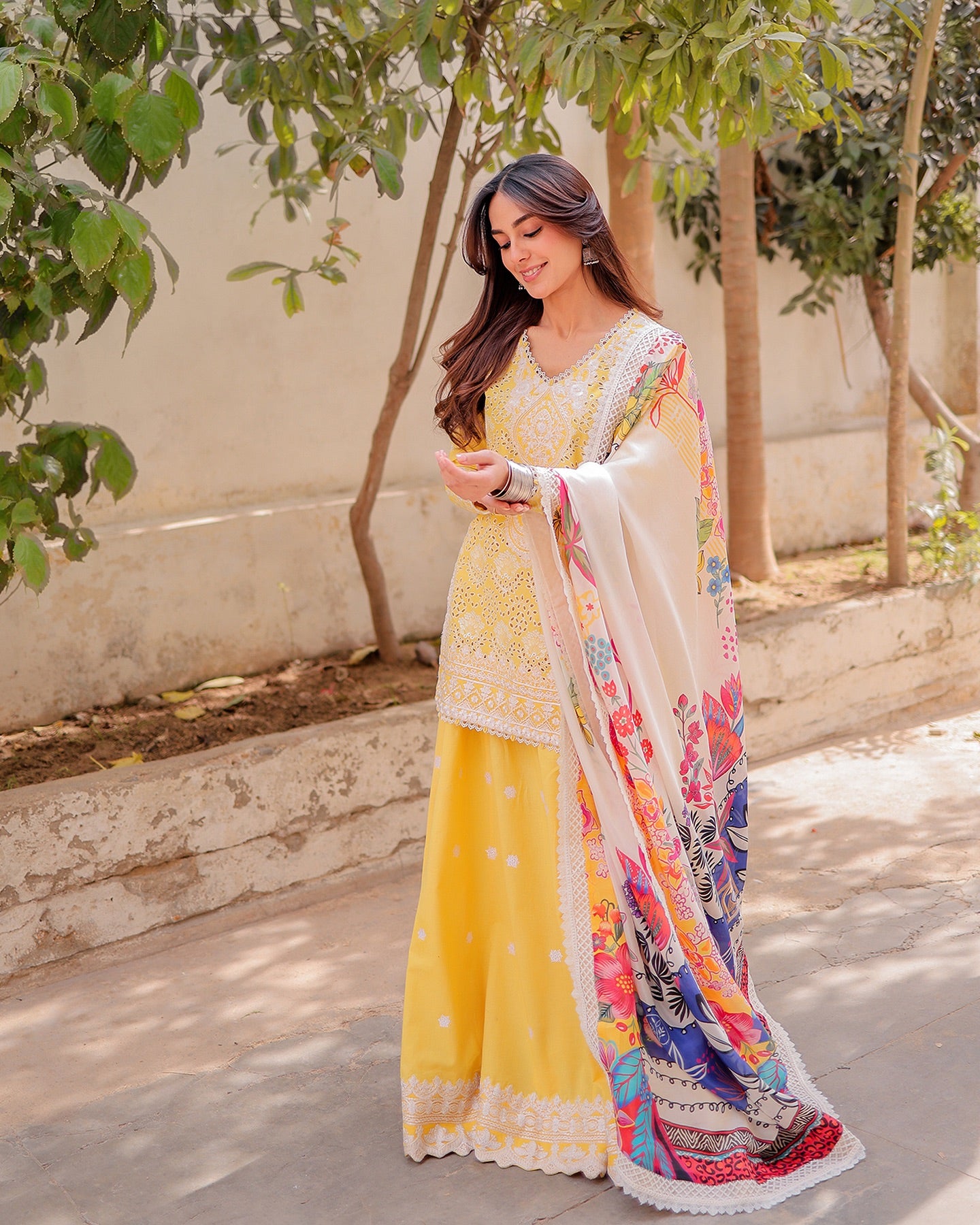 Liliana by Faiza Saqlain Embroidered Lawn 3 Piece Unstitched Dress - Talin