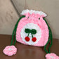 Crocheted Draw-String Pouch (Mini Pouch)