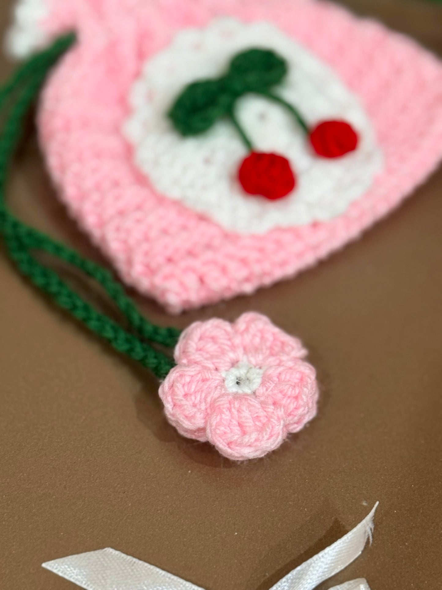 Crocheted Draw-String Pouch (Mini Pouch)