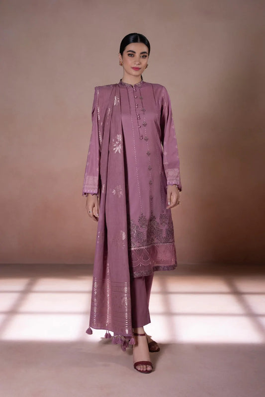 Sapphire Intermix Embroidered Jacquard Unstitched 3 Piece Suit U3E-CL22V5-3