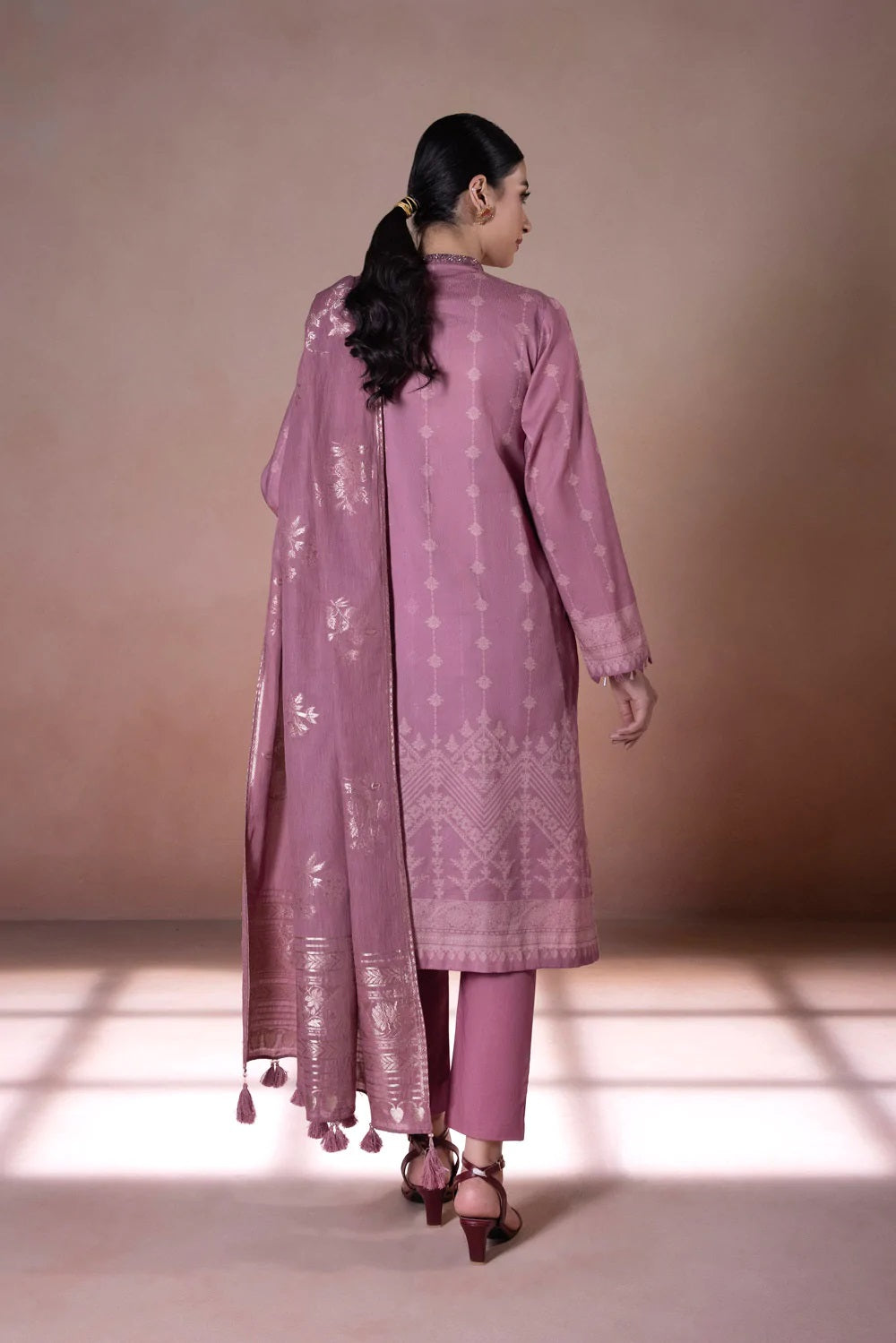 Sapphire Intermix Embroidered Jacquard Unstitched 3 Piece Suit U3E-CL22V5-3