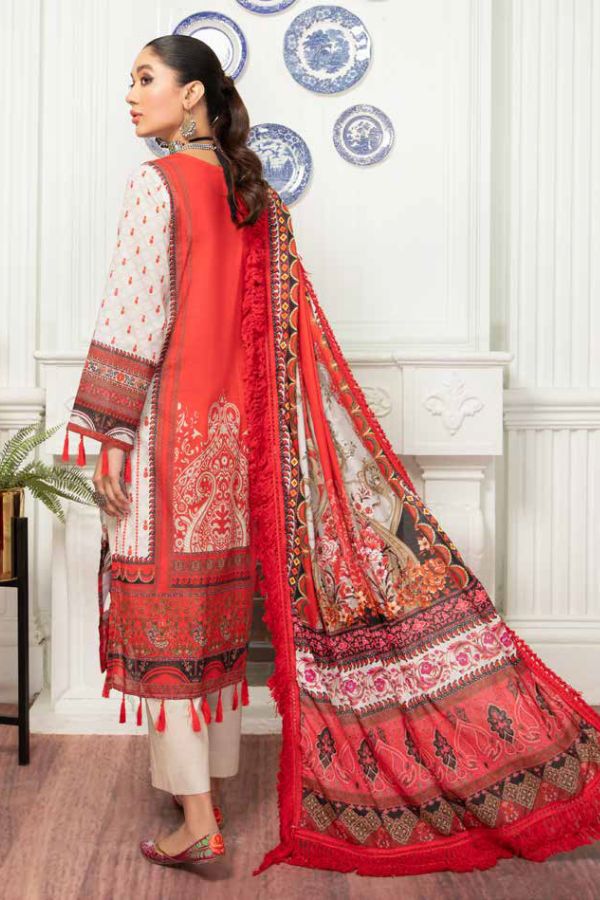Mausummery Digital Printed Lawn Unstitched 3 Piece Suit – 10 Cosmo