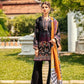 Baroque Premium Embroidered Lawn Unstitched 3 Piece Suit - 10 BLACK TREASURE