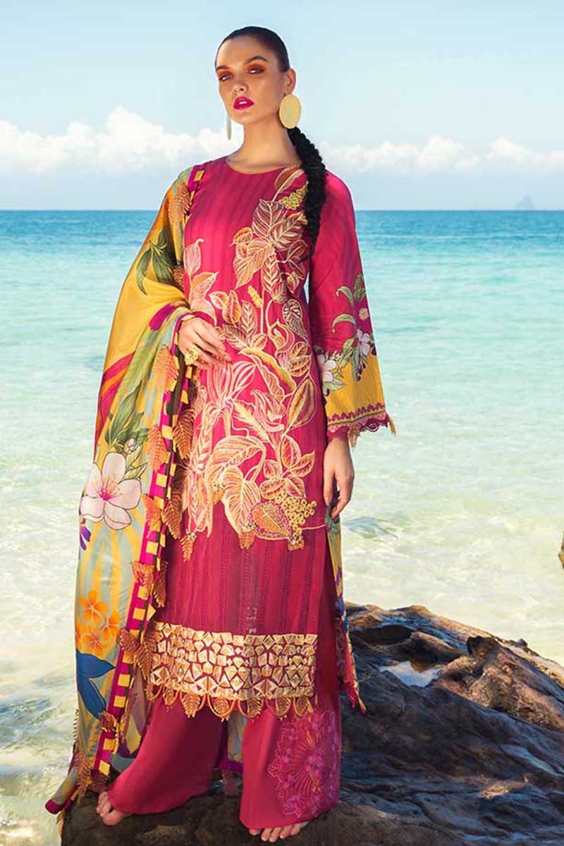 Rang Rasiya Embroidered Lawn Unstitched 3 Piece Suit RR20L 102