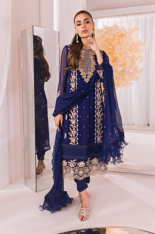 Azure Luxe Embroidered Suits Unstitched 4 Piece AZE23-102 Eden Dew