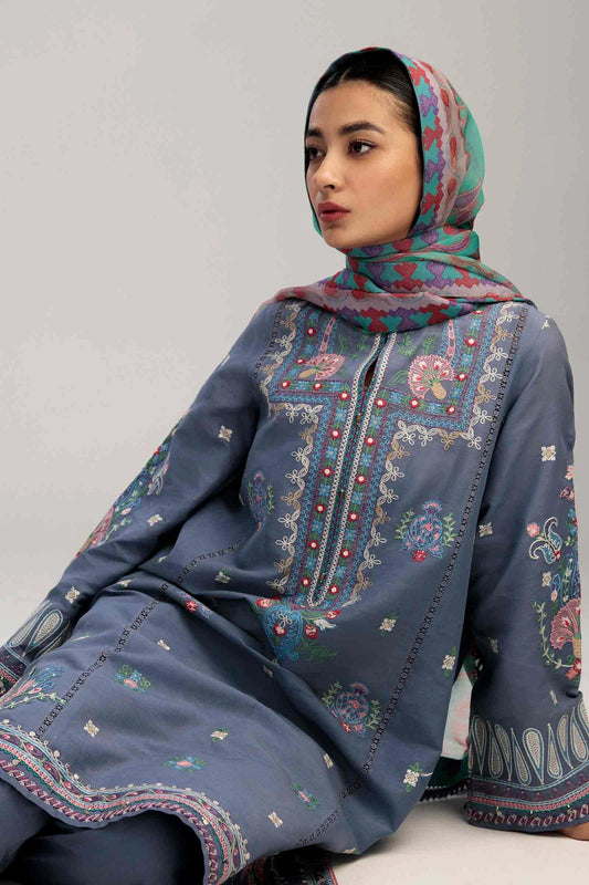 Coco by Zara Shahjahan Embroidered Lawn Suits Unstitched 3 Piece Z23-10A