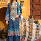 Jahanara Embroidered Lawn Suits Unstitched 3 Piece J16-11 Midnight Blue