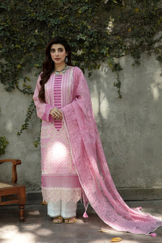 Sahiba By Aabyaan Embroidered Eid Lawn Suits Unstitched 3 Piece AE-11 ZARKA