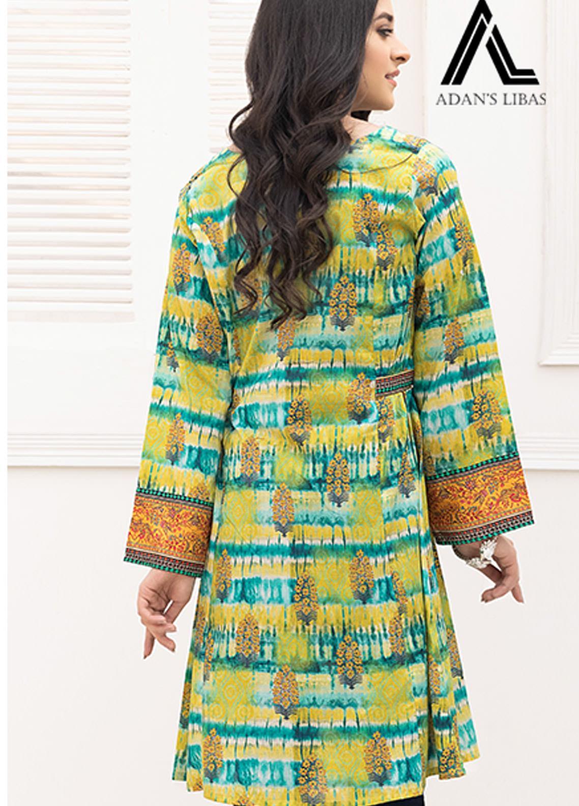 Retro by Adan's Libas Printed Lawn Stitched Kurtis ALRT D-11