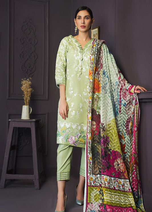 Kalyan Festive Embroidered Lawn Unstitched 3 Piece Suit – K2-12