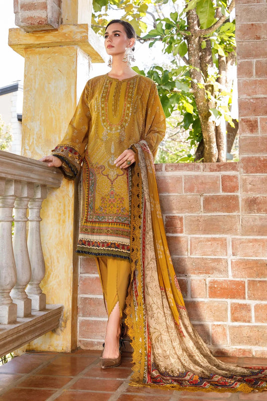 MPrints By Maria B Embroidered Lawn Suits Unstitched 3 Piece MPT-1712-A