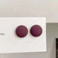 Round Stylish Stud Earrings - HDJ-130