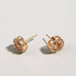 Faux Gem Rhinestone Stud Earrings - HDJ 133