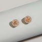 Faux Gem Rhinestone Stud Earrings - HDJ 133