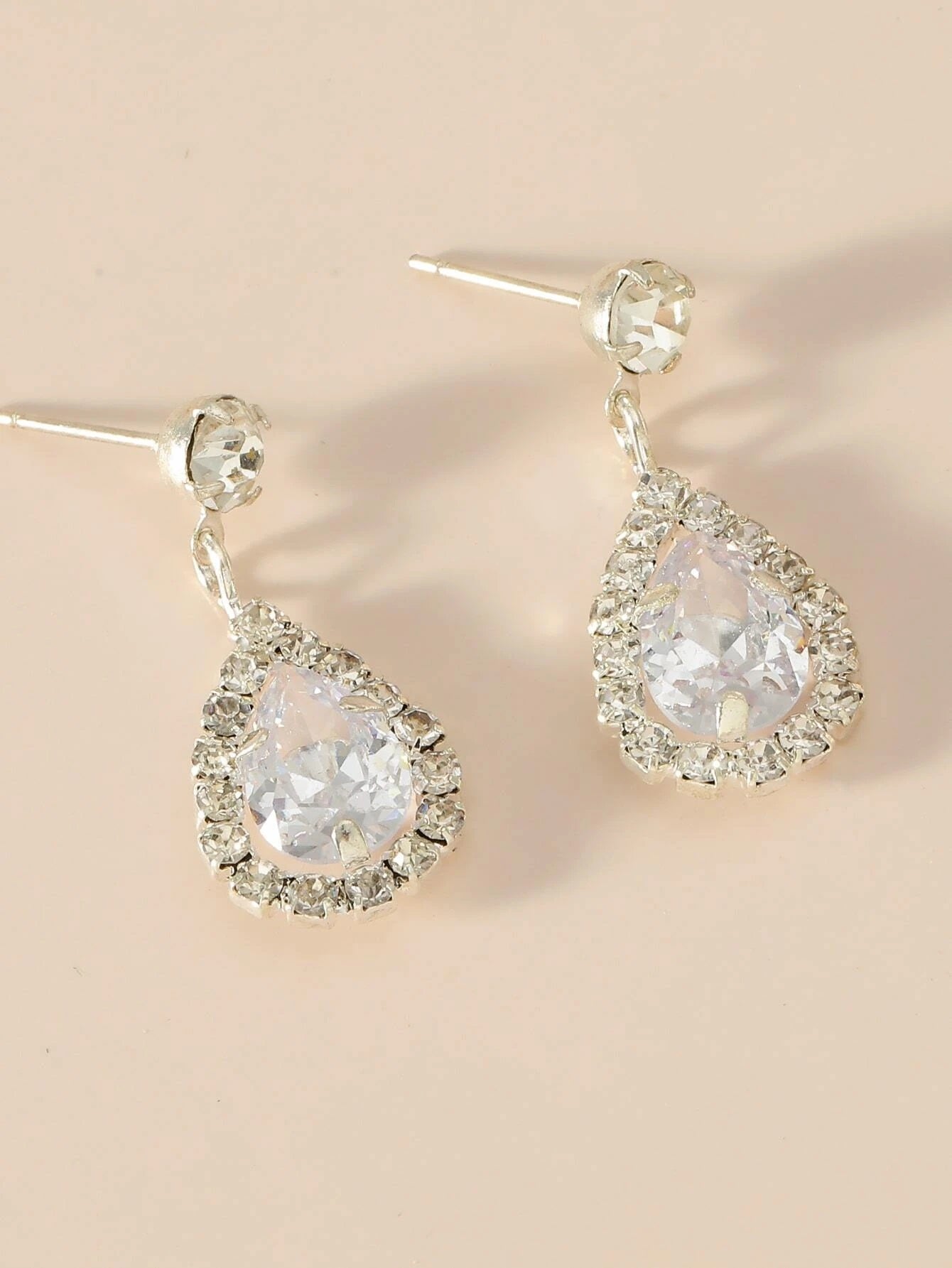 Crystal Drop Earrings - HDJ 135