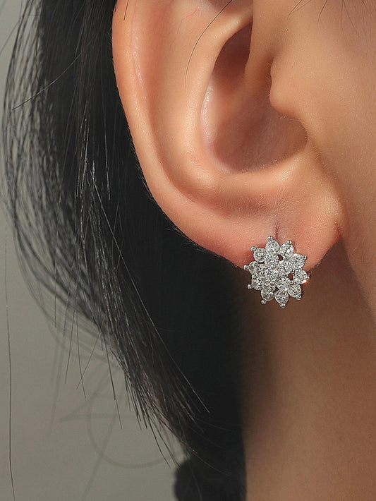 Zircon Stud Earrings - HDJ 138