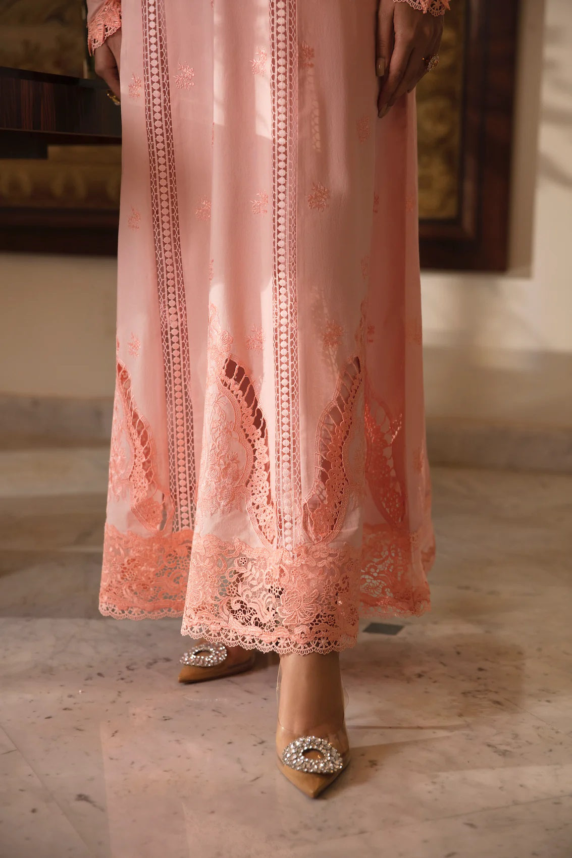 Sable Vogue Embroidered Lawn Suits Unstitched 3 Piece SL-13-23-V1 TALIA - Luxury Collection