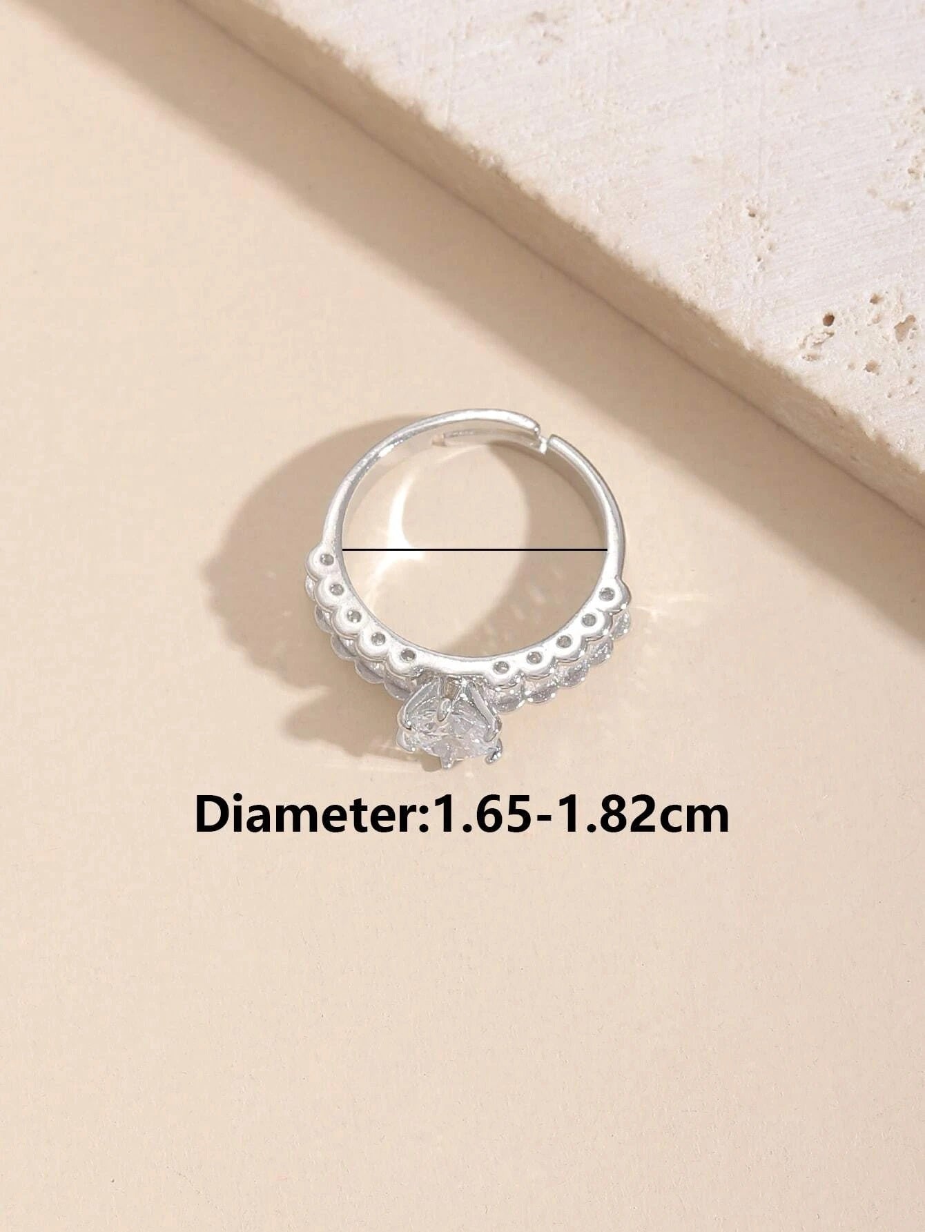 Zircon Ring with Crystal - HDJ 140