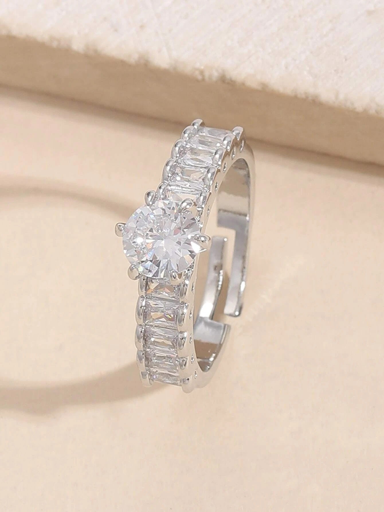 Zircon Ring with Crystal - HDJ 140