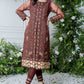 Azure Luxury Formal Organza Kurti Unstitched 1 Piece - AZK 142 Symphony