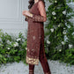 Azure Luxury Formal Organza Kurti Unstitched 1 Piece - AZK 142 Symphony