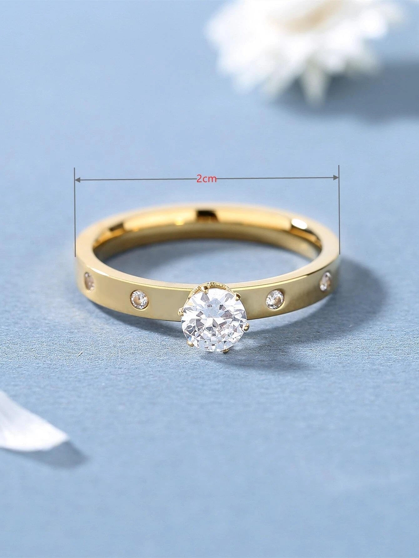 Rhinestone Decent Ring - HDJ 143