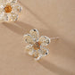 1pair Floral Fancy Stud Earrings - HDJ 149