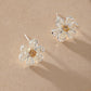 1pair Floral Fancy Stud Earrings - HDJ 149